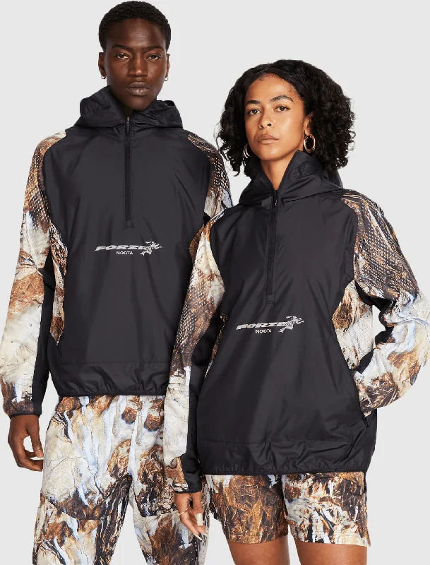 Women's cropped leather jackets with silver zippers for a punk - inspired outfitNOCTA RUN JACKET HD Women's cropped leather jackets with silver zippers for a punk - inspired outfitNOCTA RUN JACKET HD
