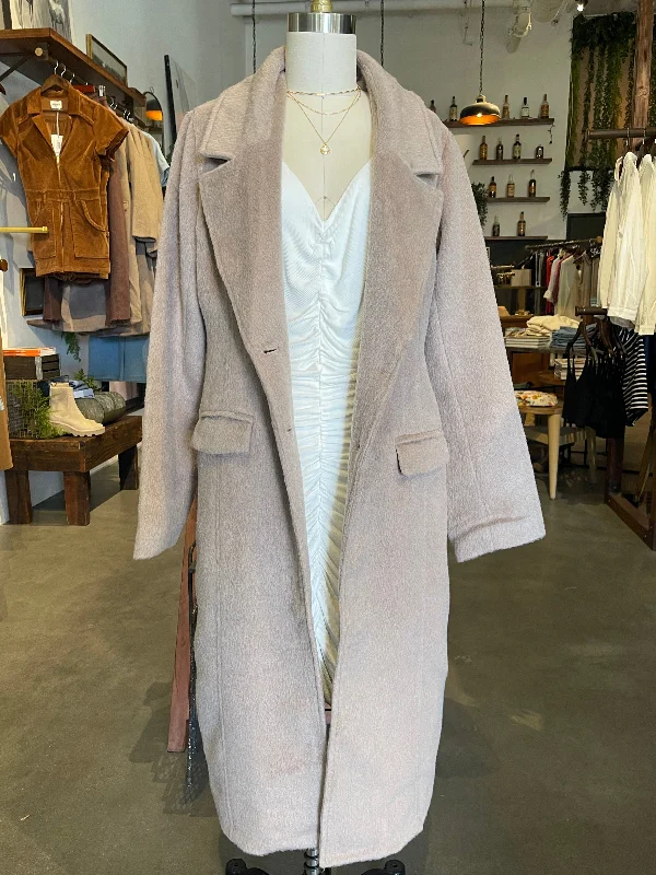 Women's faux fur - trimmed denim jackets for a trendy and cozy stylePrestige Coat