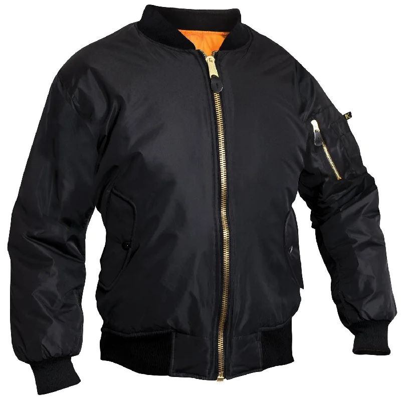 Women's military - style jackets with epaulets for a tough and fashionable appearanceWomens MA-1 Flight Jacket by Rothco Women's military - style jackets with epaulets for a tough and fashionable appearanceWomens MA-1 Flight Jacket by Rothco