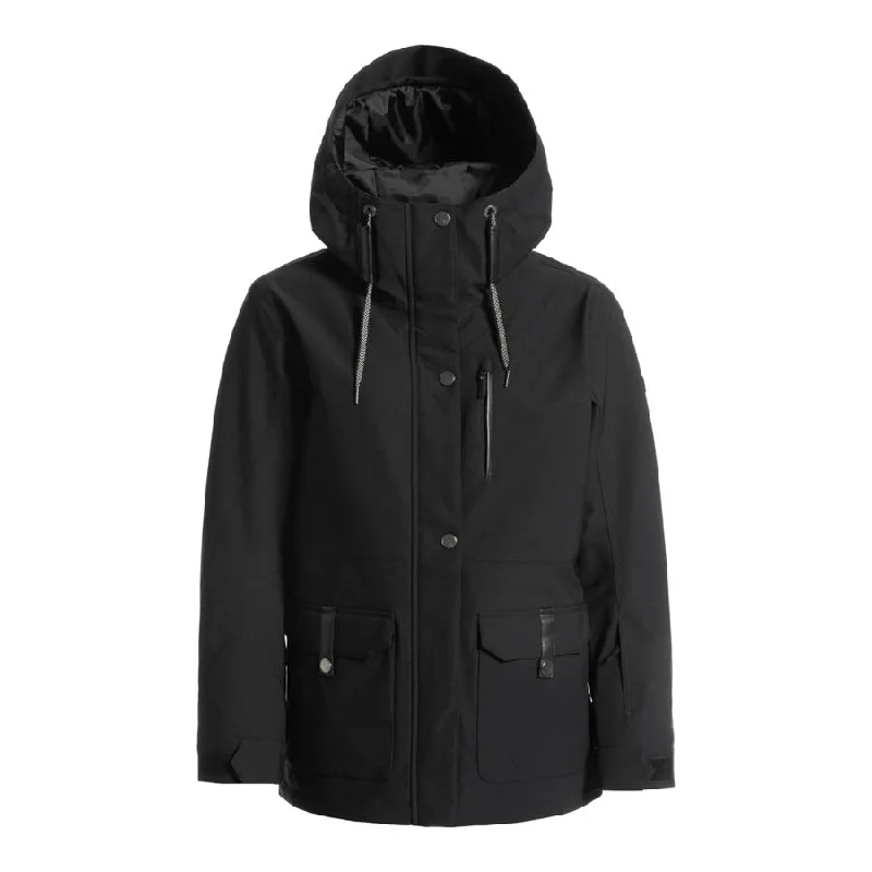 Women's quilted puffer jackets in a cropped silhouette for a modern twistRoxy Andie Womens Jacket 2023 Women's quilted puffer jackets in a cropped silhouette for a modern twistRoxy Andie Womens Jacket 2023