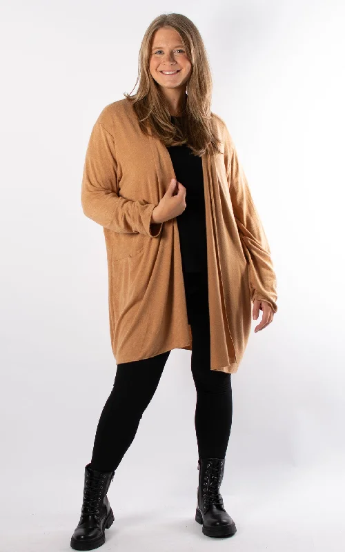 Women's bomber jackets with floral embroidery for a feminine and unique designSoft Knit Cardigan | Camel Women's bomber jackets with floral embroidery for a feminine and unique designSoft Knit Cardigan | Camel