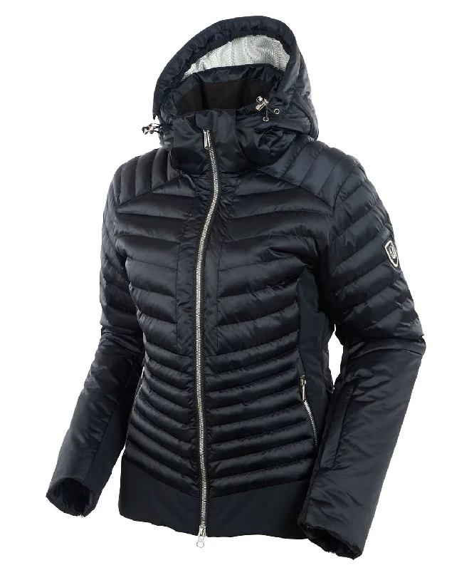 Women's denim jackets with a patchwork design for a bohemian and artsy styleWomen's Kendall Waterproof Quilted Jacket with Removable Hood Women's denim jackets with a patchwork design for a bohemian and artsy styleWomen's Kendall Waterproof Quilted Jacket with Removable Hood