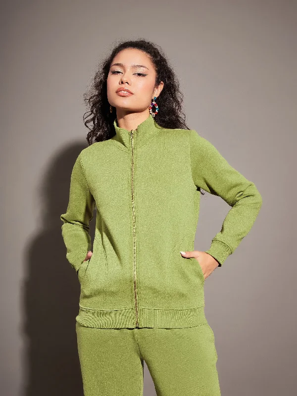 Women's waterproof rain jackets in bright yellow for high - visibility outdoor activitiesWomen Olive Fleece Zipper Jacket Women's waterproof rain jackets in bright yellow for high - visibility outdoor activitiesWomen Olive Fleece Zipper Jacket
