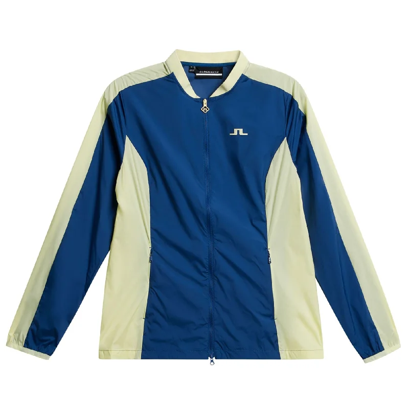 Women's cropped leather jackets with a fringe detail for a western - inspired outfitWomens Thorine Stretch Wind Pro Lightweight Jacket Estate Blue - SS24 Women's cropped leather jackets with a fringe detail for a western - inspired outfitWomens Thorine Stretch Wind Pro Lightweight Jacket Estate Blue - SS24