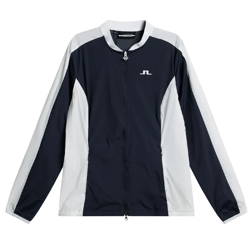 Women's denim jackets with distressed details for a casual and edgy lookWomens Thorine Stretch Wind Pro Lightweight Jacket JL Navy - SS24