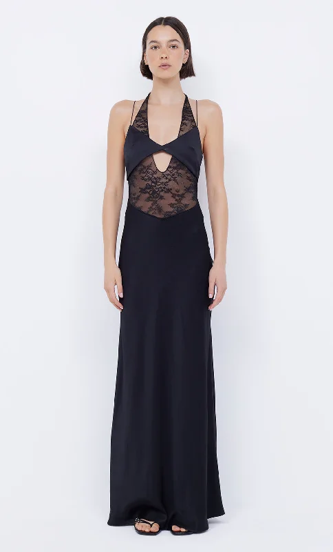 Maxi dresses with off - the - shoulder styles for a romantic and breezy lookLIV HALTER MAXI DRESS - BLACK Maxi dresses with off - the - shoulder styles for a romantic and breezy lookLIV HALTER MAXI DRESS - BLACK