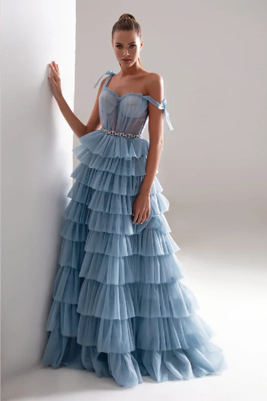Maxi dresses with polka dot prints for a playful styleLove Stays True Frill-Layered Tulle Maxi Dress Maxi dresses with polka dot prints for a playful styleLove Stays True Frill-Layered Tulle Maxi Dress