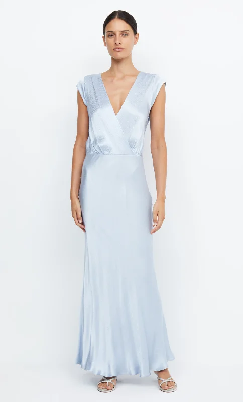 Maxi dresses with one - shoulder designs for a stylish and asymmetric lookMOON DANCE MAXI DRESS - DUSTY BLUE Maxi dresses with one - shoulder designs for a stylish and asymmetric lookMOON DANCE MAXI DRESS - DUSTY BLUE