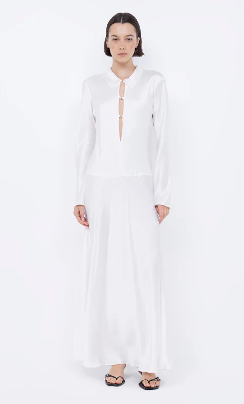 Velvet maxi dresses with long sleeves for winter weddingsORLA LONG SLEEVE MAXI DRESS - IVORY Velvet maxi dresses with long sleeves for winter weddingsORLA LONG SLEEVE MAXI DRESS - IVORY