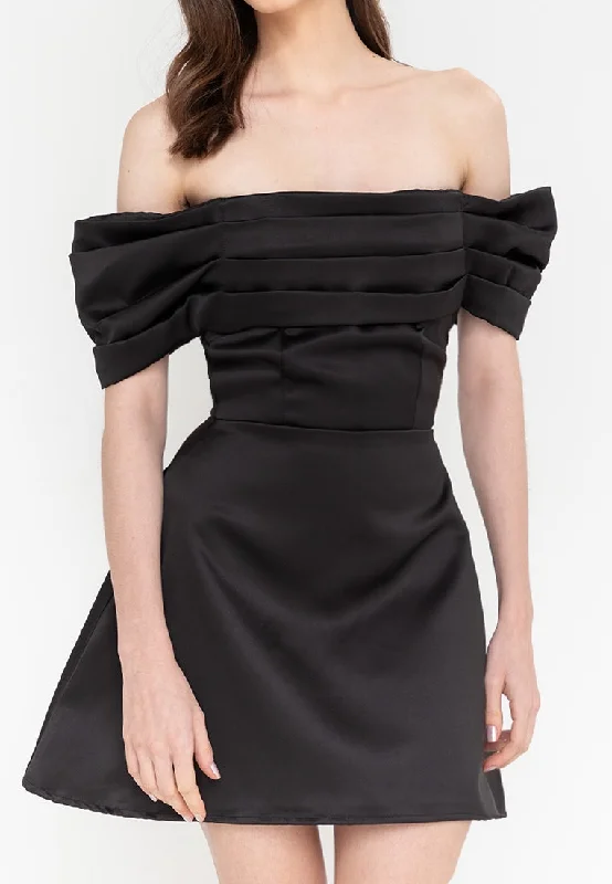 Satin mini dresses for a luxurious feelDelphine