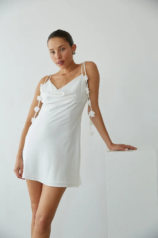 Mini dresses with spaghetti straps for a delicate lookHalo Floral Strap Mini Dress
