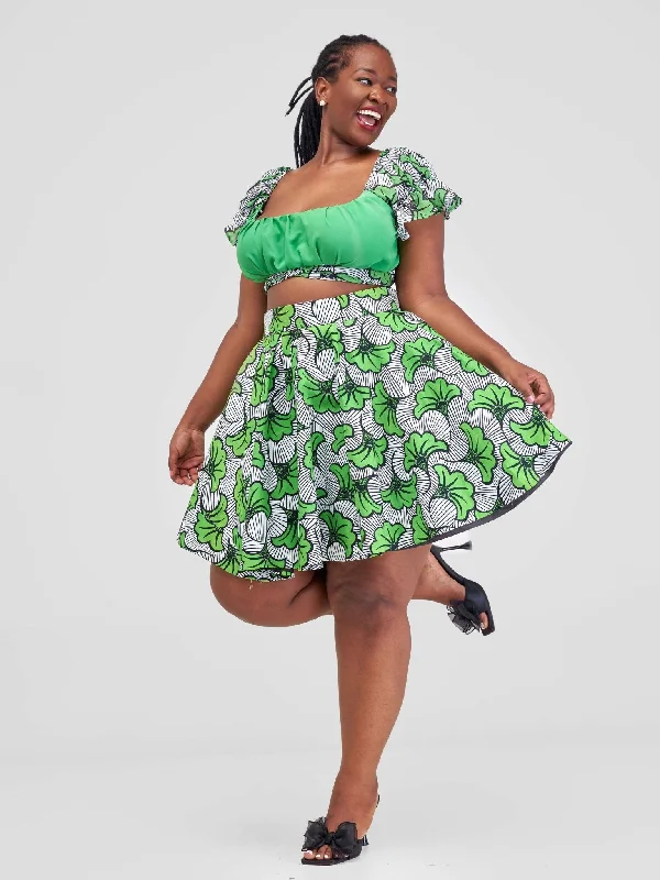 Linen mini dresses for a breathable summer optionNefpatra Nia Dress - Green