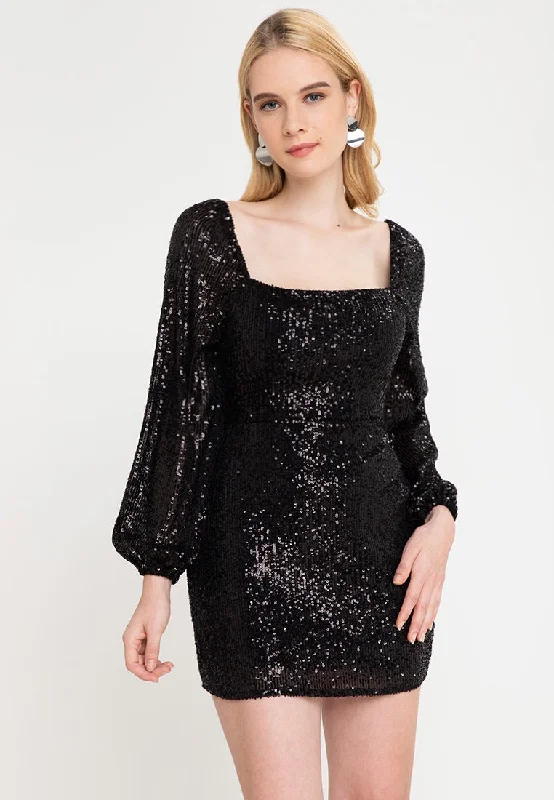 Mini dresses with cold - shoulder designsZohar