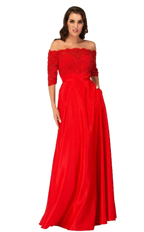 Formal dresses with cold - shoulder ruffled sleeves and floral prints for a romantic and trendy formal styleCecilia Couture 2143 Formal dresses with cold - shoulder ruffled sleeves and floral prints for a romantic and trendy formal styleCecilia Couture 2143