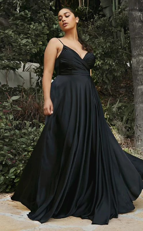Sleeveless formal dresses with sequined straps and a - line skirts for a classic formal eventCinderella Divine 7485CL Dress Sleeveless formal dresses with sequined straps and a - line skirts for a classic formal eventCinderella Divine 7485CL Dress