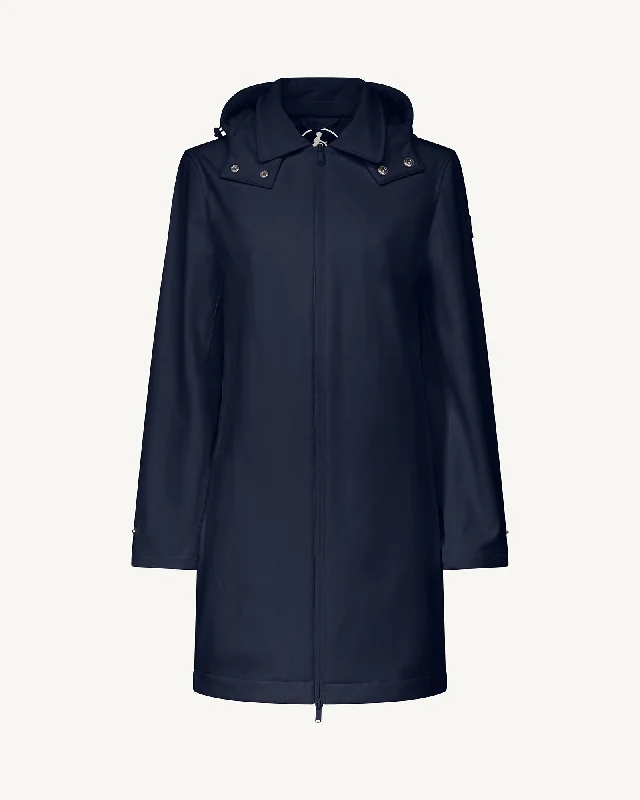 down coat for beach vacations in cold eveningsCorinthe 2.0 waterproof jacket with detachable hood Navy down coat for beach vacations in cold eveningsCorinthe 2.0 waterproof jacket with detachable hood Navy