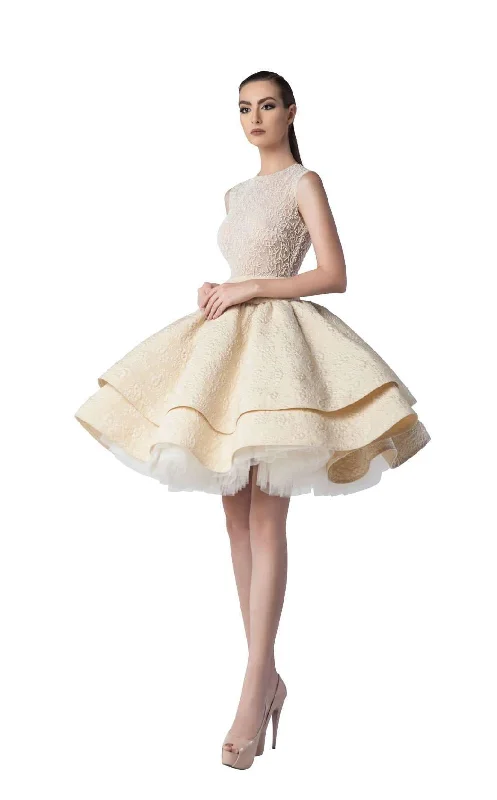 Strapless party dresses with a beaded bodice for added eleganceEdward Arsouni Couture 0230 Dress Strapless party dresses with a beaded bodice for added eleganceEdward Arsouni Couture 0230 Dress