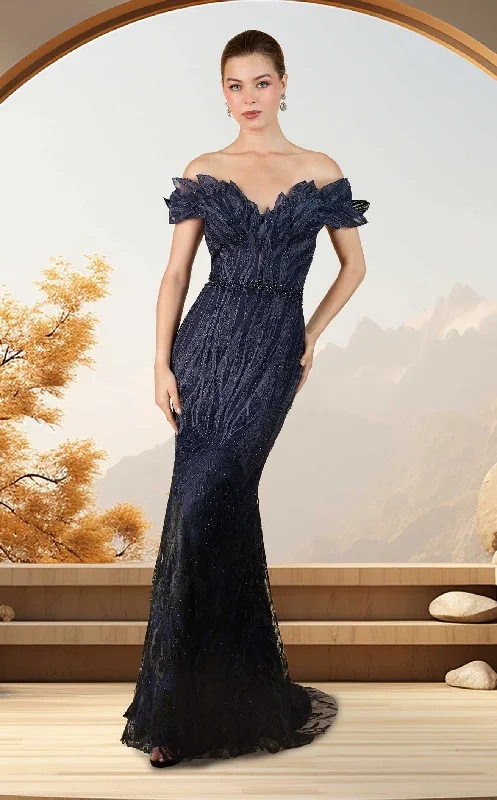 A - line formal dresses with beaded lace appliques for formal eventsJanique 15150 Dress A - line formal dresses with beaded lace appliques for formal eventsJanique 15150 Dress