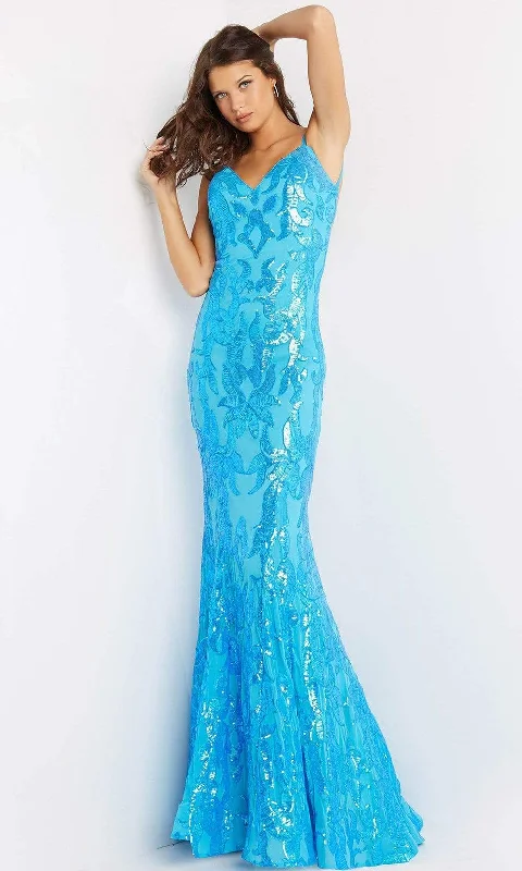 Formal dresses with gathered bodices and wide - leg skirts for a comfortable and stylish silhouetteJovani - 07784 Long Pattern Sequin Gown Formal dresses with gathered bodices and wide - leg skirts for a comfortable and stylish silhouetteJovani - 07784 Long Pattern Sequin Gown