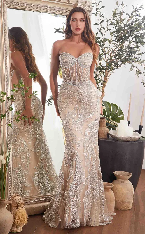Strapless formal dresses with tulle skirts for a classic prom lookLaDivine CD847 Dress Strapless formal dresses with tulle skirts for a classic prom lookLaDivine CD847 Dress