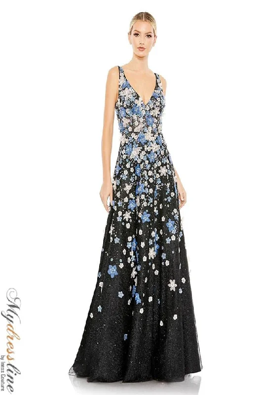 Prom dresses with lace - trimmed hems and off - the - shoulder necklines for a delicate lookMac Duggal 11169