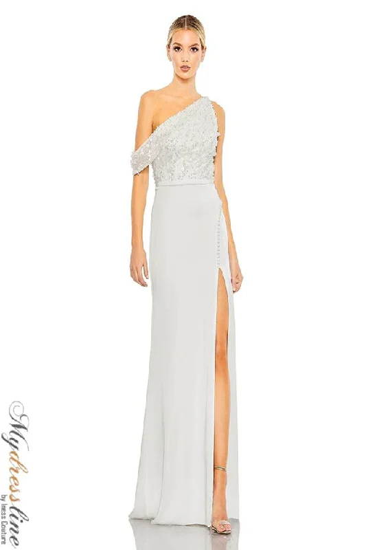 Formal dresses with wrap - around styles and beaded belts for a customized fitMac Duggal 11264 Formal dresses with wrap - around styles and beaded belts for a customized fitMac Duggal 11264