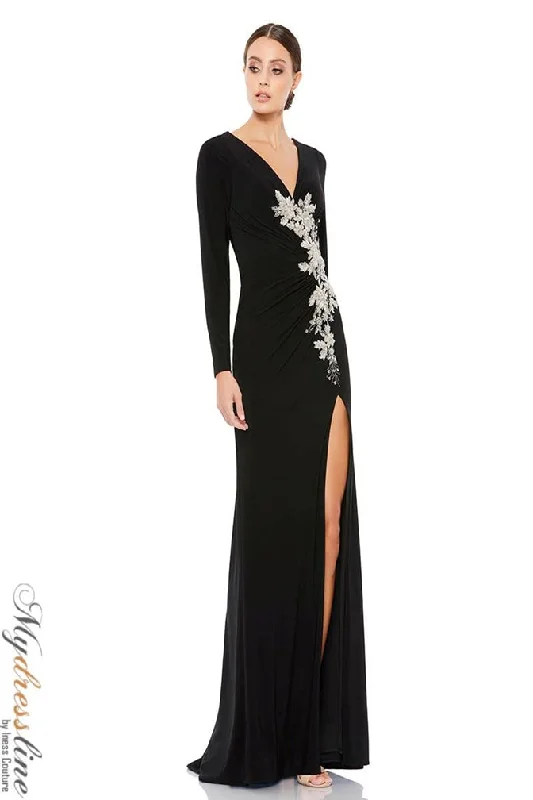 Ball - gown style formal dresses with sequined bodices for promMac Duggal 12453