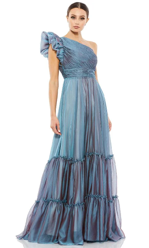 Formal dresses with fringe - trimmed sleeves and wrap - around styles for a bohemian - inspired formal eventMac Duggal 67878 - Ruffled Cap Sleeve Evening Gown Formal dresses with fringe - trimmed sleeves and wrap - around styles for a bohemian - inspired formal eventMac Duggal 67878 - Ruffled Cap Sleeve Evening Gown