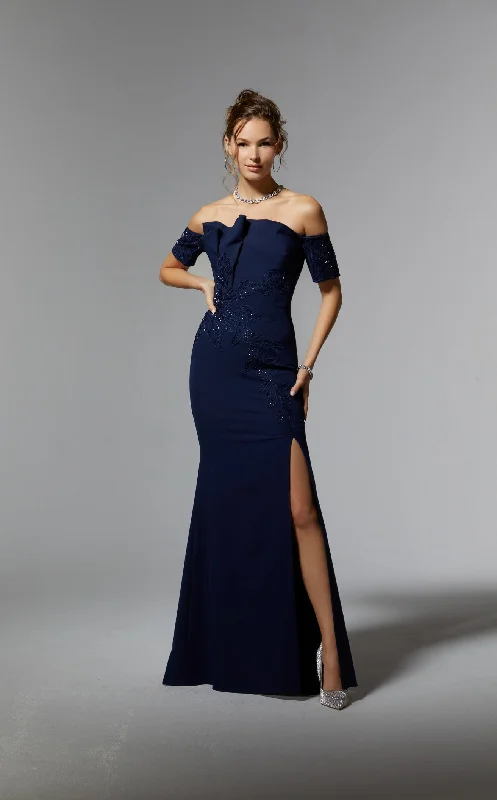 Sleeveless formal dresses with sequined straps and a - line skirts for a classic formal eventMGNY 72919 Dress Sleeveless formal dresses with sequined straps and a - line skirts for a classic formal eventMGNY 72919 Dress