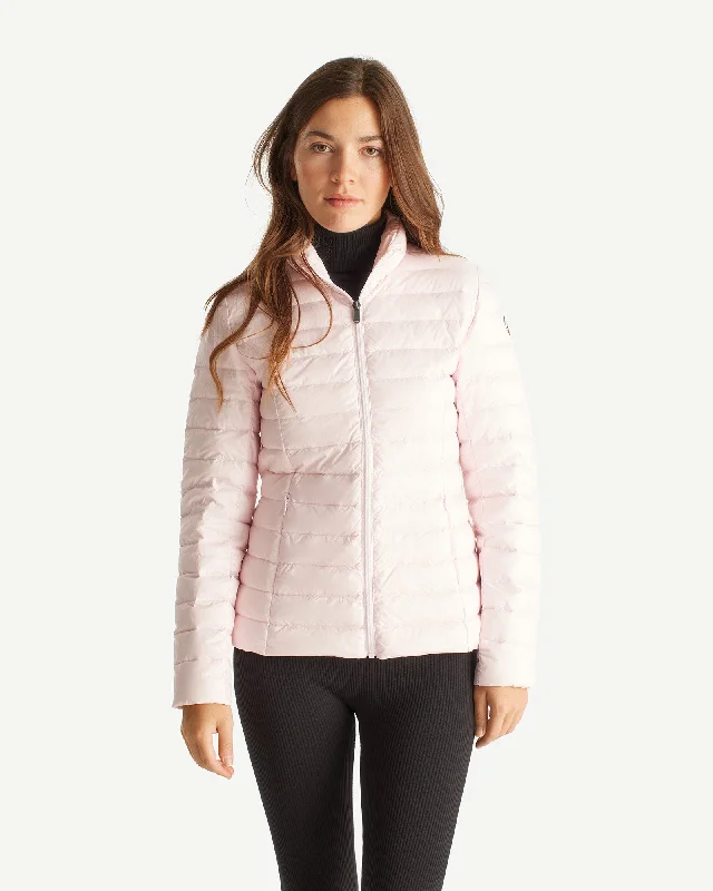 fleece - lined down coat for extra warmthPetal rose Cha lightweight puffer jacket fleece - lined down coat for extra warmthPetal rose Cha lightweight puffer jacket