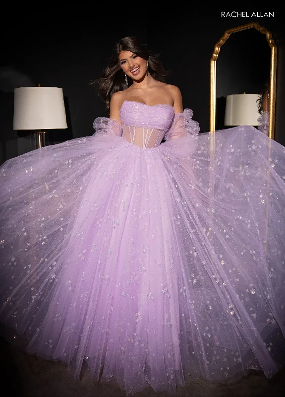 Retro - style party dresses inspired by the 1920s - 1980sRachel Allan 70661 Prom Formal Glitter Long Ball Gown Retro - style party dresses inspired by the 1920s - 1980sRachel Allan 70661 Prom Formal Glitter Long Ball Gown