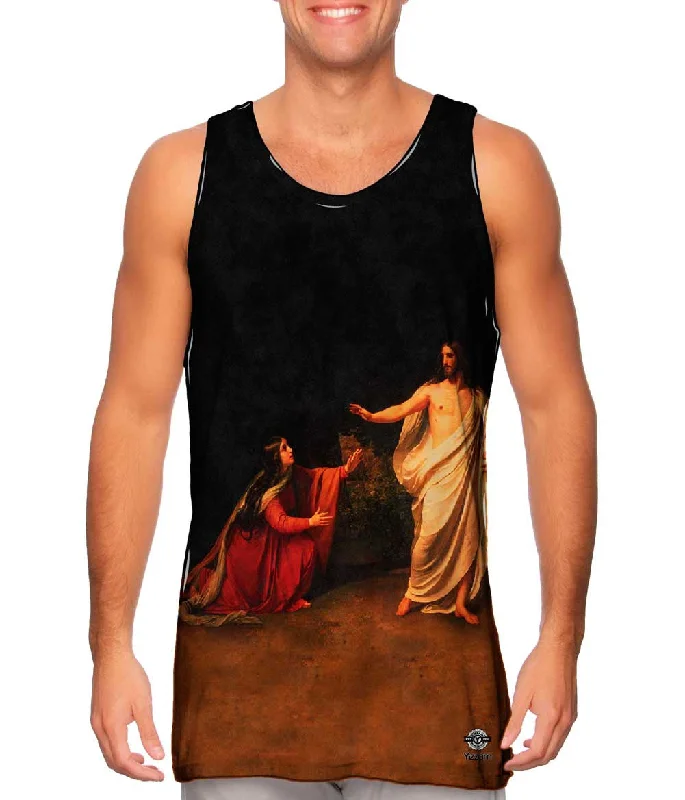 V - Neck Women's Moisture - Wicking Tank Tops for RunningAlexander Andreyevich Ivanov - "Appearance of Jesus Christ to Maria Magdalena" (1835)
