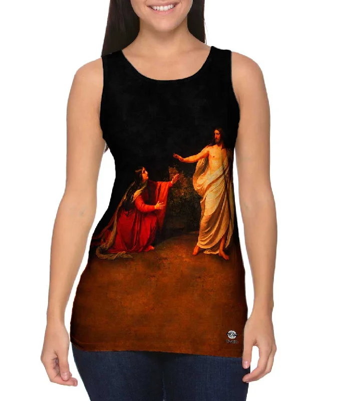 Square Neck Women's Organic Cotton Tank Tops in Earth TonesAlexander Andreyevich Ivanov - "Appearance of Jesus Christ to Maria Magdalena" (1835)