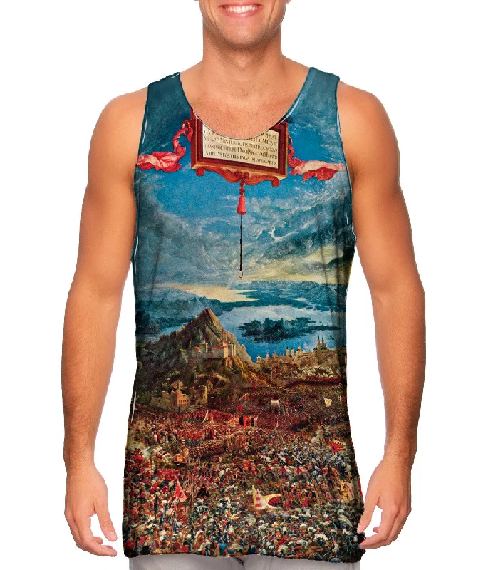 Plus Size Women's Criss - Cross Back Tank Tops in Neon ColorsAltdorfer - "Die Alexanderschlacht-The Battle of Alexander the Great" (1529) Plus Size Women's Criss - Cross Back Tank Tops in Neon ColorsAltdorfer - "Die Alexanderschlacht-The Battle of Alexander the Great" (1529)