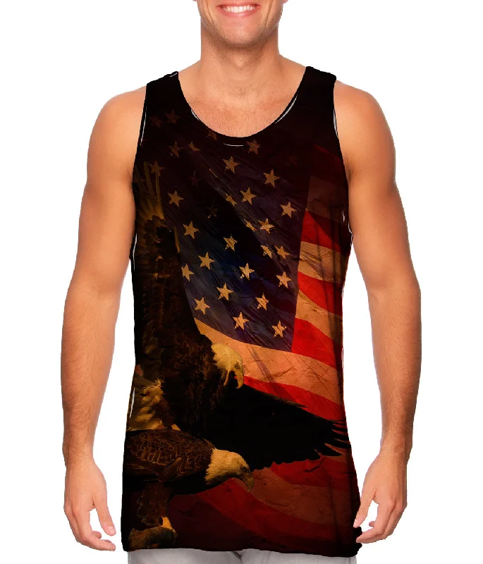 Halter Neck Women's Modal Blend Tank Tops for ComfortAmerican Flight