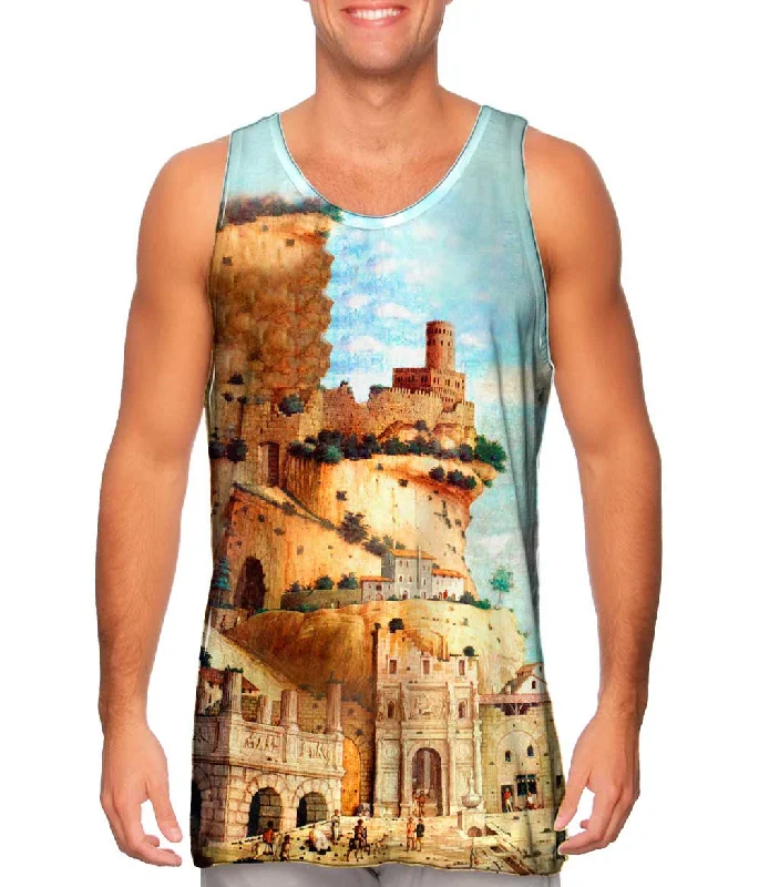 Plus Size Women's Side - Slit Tank Tops in Metallic ShadesAndrea Mantegna - "Martirio Di San Sebastiano" (1480) Plus Size Women's Side - Slit Tank Tops in Metallic ShadesAndrea Mantegna - "Martirio Di San Sebastiano" (1480)