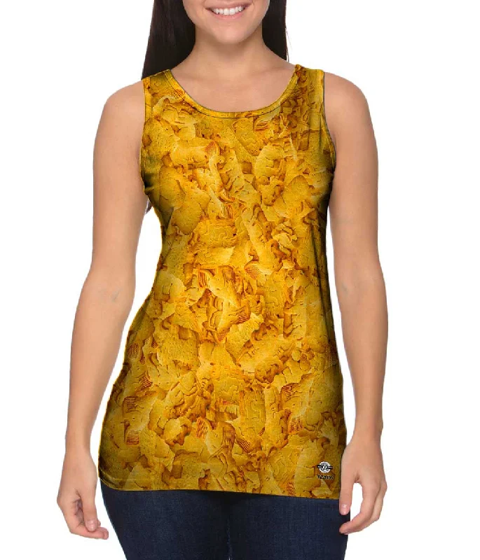 Scoop Neck Women's Linen Blend Tank Tops for SummerAnimal Cracker Jungle