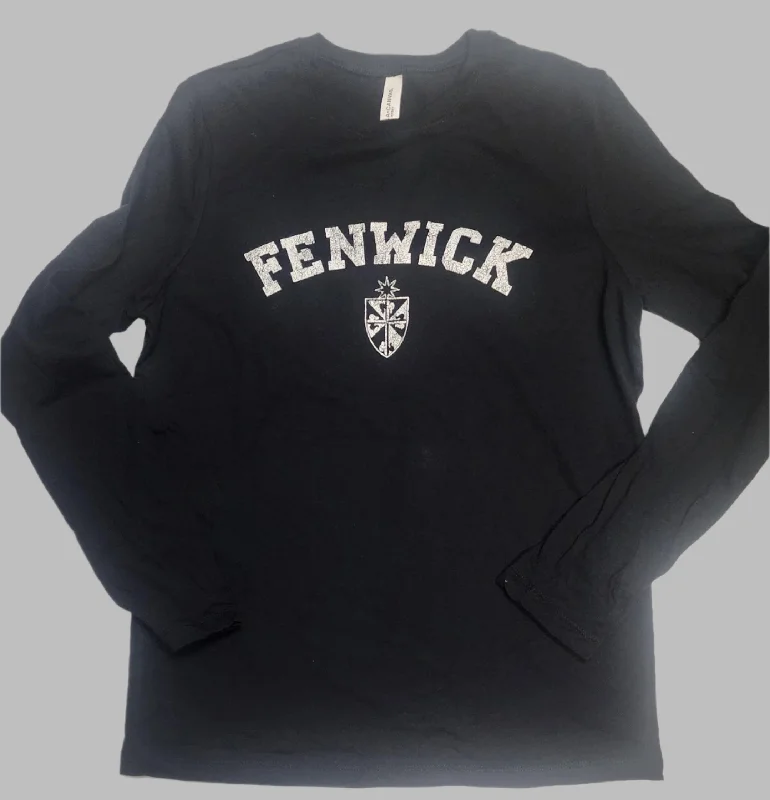 Striped linen blend polo shirt for summer beach partiesBella + Canvas Women's Fenwick LONG Sleeve Shield T Striped linen blend polo shirt for summer beach partiesBella + Canvas Women's Fenwick LONG Sleeve Shield T