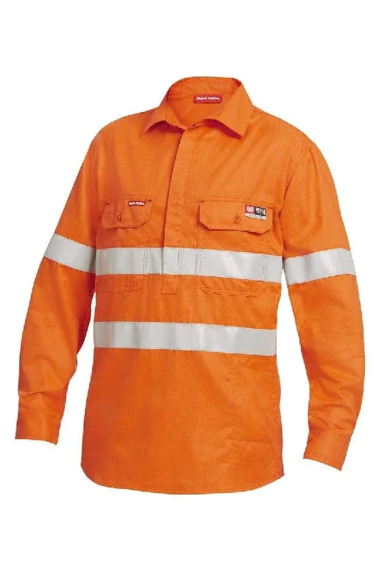 Metallic - trimmed polo shirt for a glamorous lookHard Yakka FR Hi Vis Taped Shirt Y04150 Metallic - trimmed polo shirt for a glamorous lookHard Yakka FR Hi Vis Taped Shirt Y04150