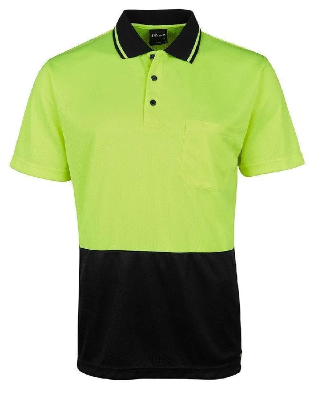 Quarter - zip polo shirt for easy temperature adjustmentJB'S Hi-Vis Jacquard Non Cuff Polo 6HJNC Quarter - zip polo shirt for easy temperature adjustmentJB'S Hi-Vis Jacquard Non Cuff Polo 6HJNC