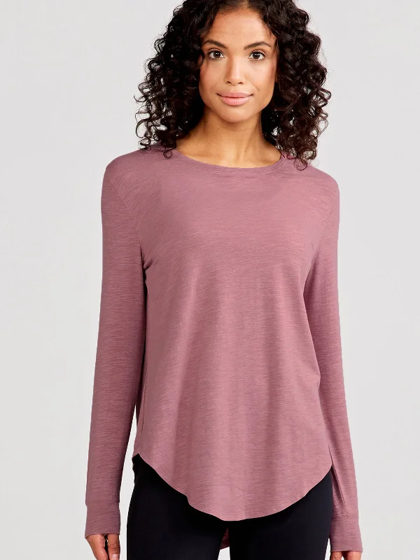 Printed Graphic Women Long Sleeve Top with a Bold StatementLongline Long Sleeve T-Shirt Printed Graphic Women Long Sleeve Top with a Bold StatementLongline Long Sleeve T-Shirt