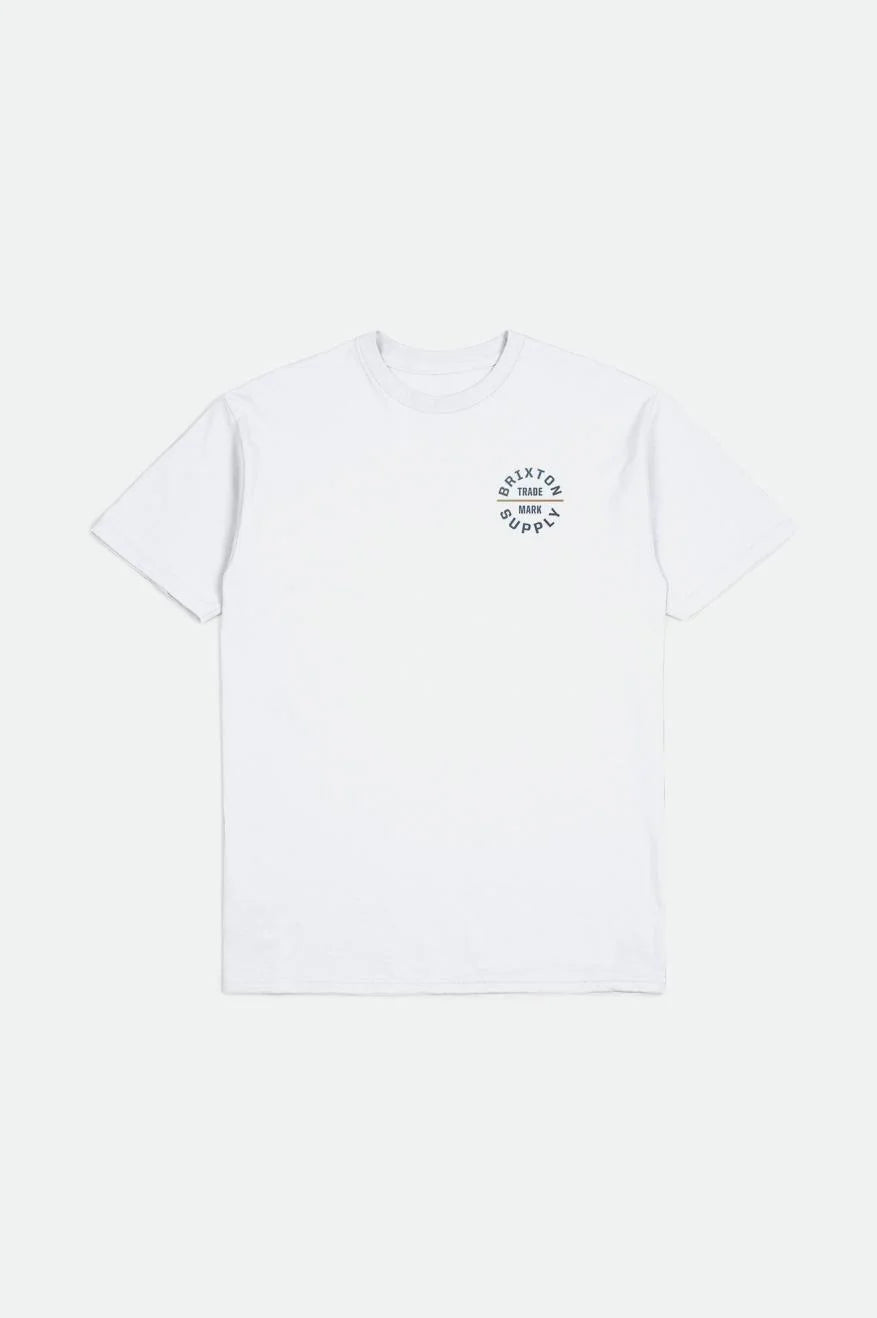 Ruffled Cuff Women Long Sleeve Top with a Feminine TouchOath S/S Standard Tee - White/Flint Ruffled Cuff Women Long Sleeve Top with a Feminine TouchOath S/S Standard Tee - White/Flint
