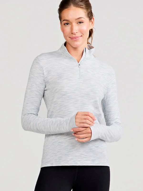 Thermal Women Long Sleeve Top for Extra Warmth in WinterRecess Quarter Zip