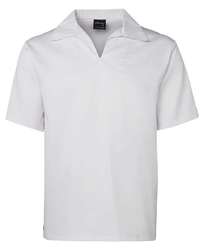 Sheer mesh panel polo shirt for a trendy twistJB'S Short Sleeve Food Jerkin 5HFTS