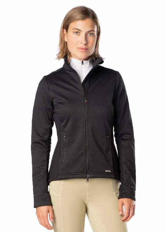 Ruffled Cuff Women Long Sleeve Top with a Feminine TouchSoftshell Riding Jacket