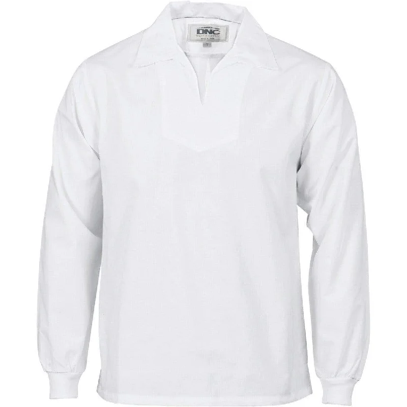 Embroidered logo polo shirt for a preppy styleDnc Workwear V-neck Food Industry Long Sleeve Jerkin - 1312 Embroidered logo polo shirt for a preppy styleDnc Workwear V-neck Food Industry Long Sleeve Jerkin - 1312