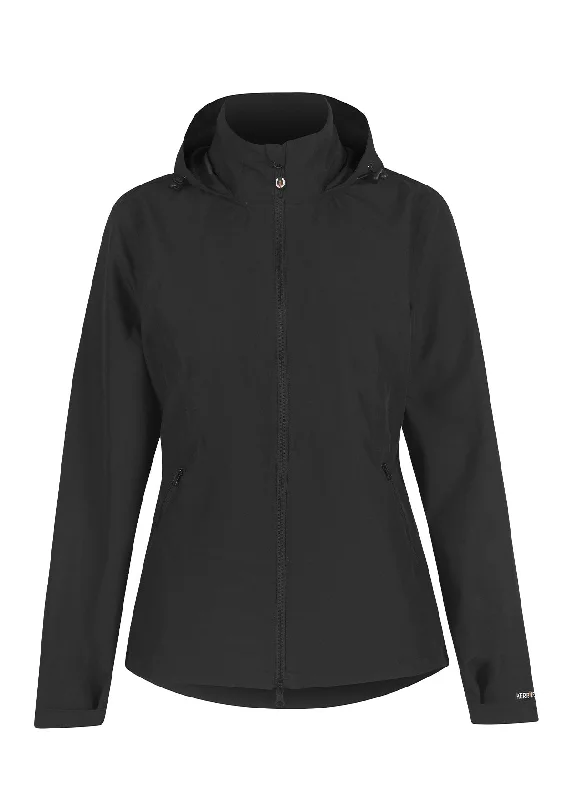 Cable - Knit Women Long Sleeve Top with a Cozy TextureWaterproof All Around Equestrian Rain Jacket Cable - Knit Women Long Sleeve Top with a Cozy TextureWaterproof All Around Equestrian Rain Jacket