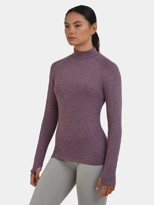 Puffer - Sleeve Women Long Sleeve Top for a Fashion - Forward LookBliss SuperThermal Long Sleeve Running Mock Neck Top For Women With Thumbholes & Brushed Inner Fabric Puffer - Sleeve Women Long Sleeve Top for a Fashion - Forward LookBliss SuperThermal Long Sleeve Running Mock Neck Top For Women With Thumbholes & Brushed Inner Fabric
