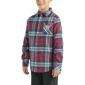 Lightweight Women Long Sleeve Top for Spring and AutumnYouth Boys Long Sleeve Flannel Button Front Shirt - Dark Denim Lightweight Women Long Sleeve Top for Spring and AutumnYouth Boys Long Sleeve Flannel Button Front Shirt - Dark Denim